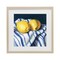 Stupell Industries Fresh Kitchen Lemons on Dishtowel Framed Print Under Glass, design by Kate Jarvik Birch